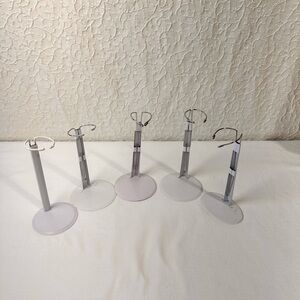 Doll Stand Teddy Bear Stand Dolls-part Vintage Display Wood Adjustable Support